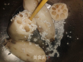 Honey Glutinous Rice Lotus Root recipe