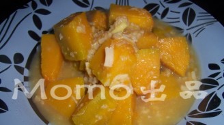 Braised Pumpkin with Scallops recipe