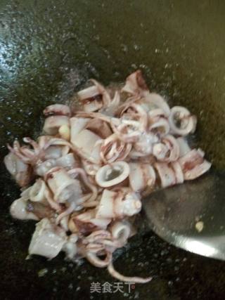 Green Pepper Squid recipe