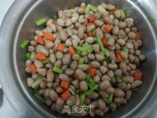 Celery Carrots Mixed with Peanuts recipe