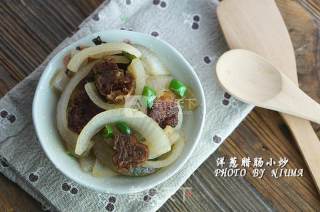 Onion Sausage Stir-fry recipe