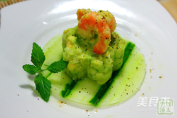 Anchovy Shrimp and Avocado Salad recipe