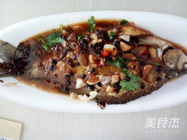 Braised Fish in Black Bean Sauce recipe