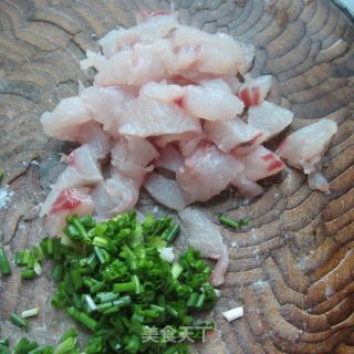 Scallion Fish Paste Meatballs recipe