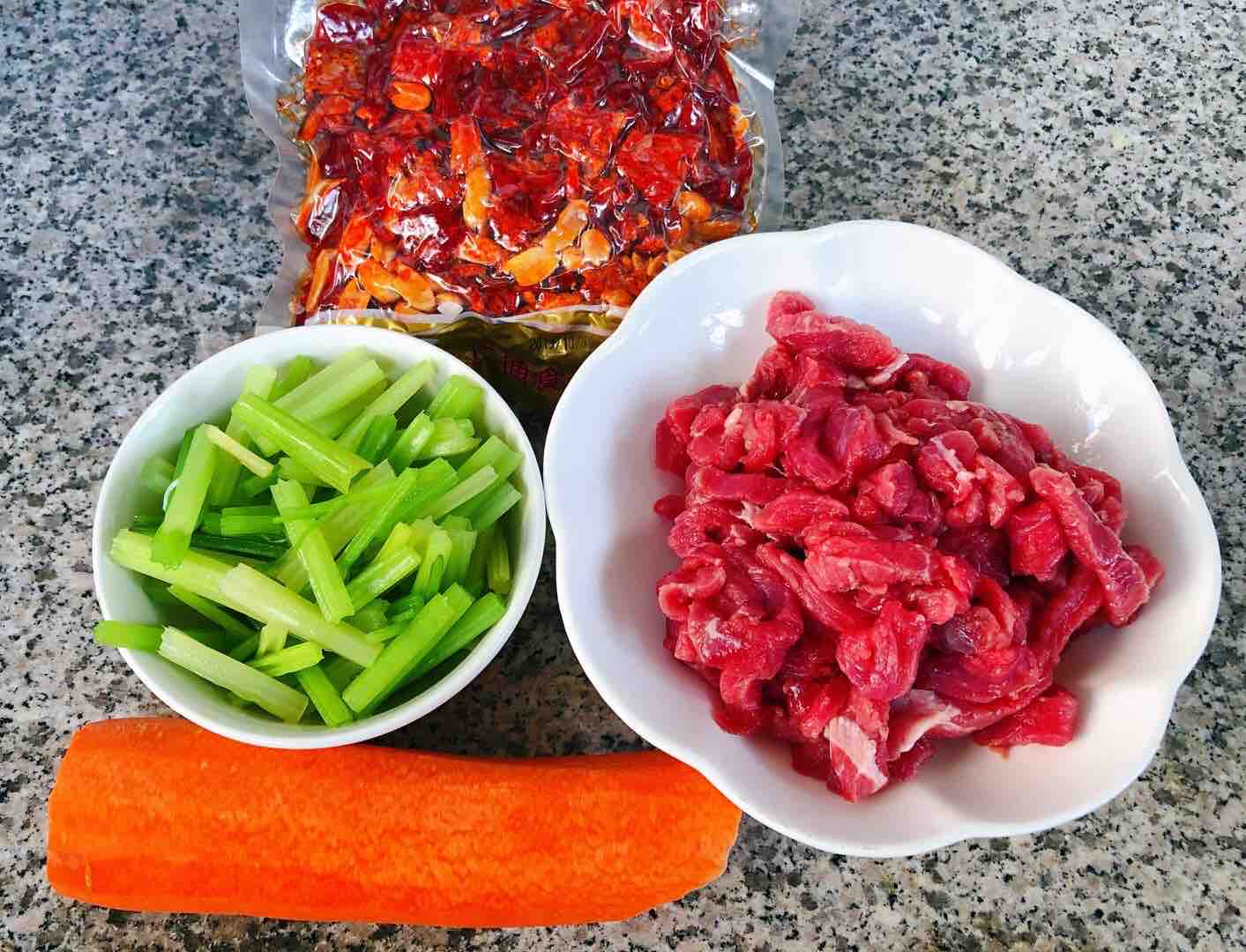 Stir-fried Celery with Crispy Beef recipe