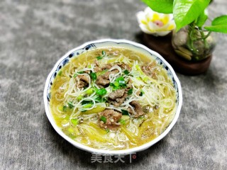 Pickled Beef Soup Noodles recipe