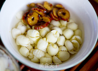 Lotus Seed Lily Honey Bean Syrup recipe