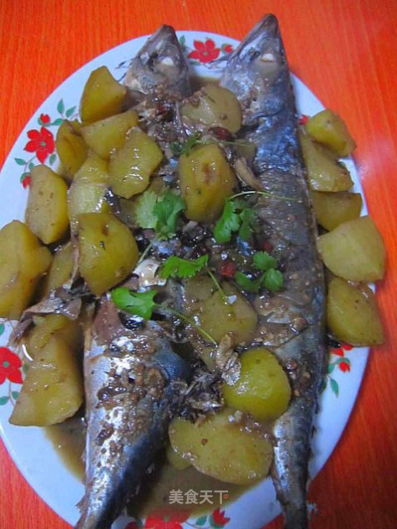 Spanish Mackerel Stewed with Potatoes recipe