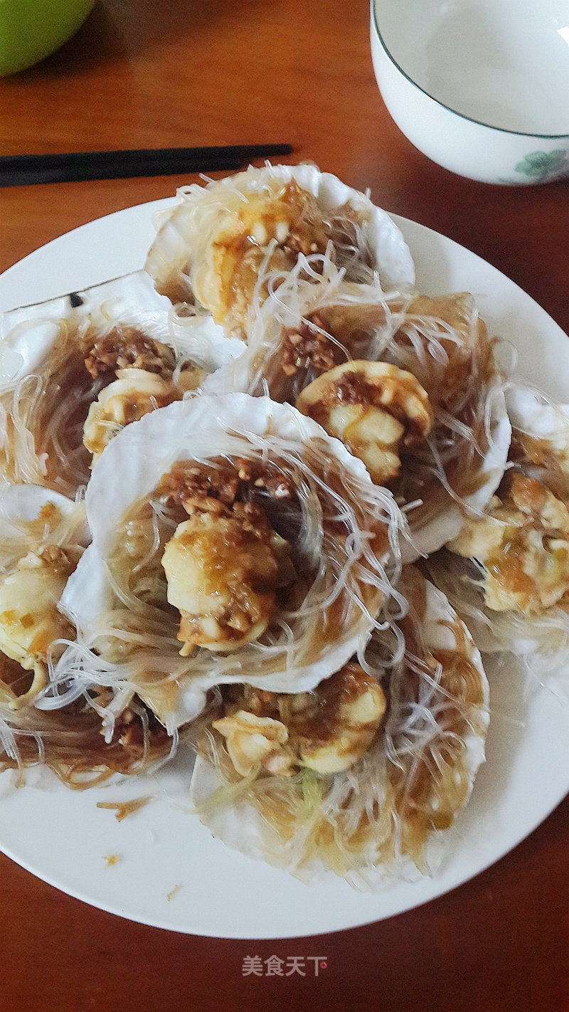 Steamed Scallops with Garlic recipe