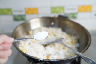 Fried Rice with Amaranth Minced Meat and Egg recipe