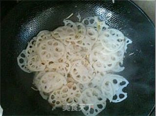 Vegetarian Fried Lotus Root Slices. recipe