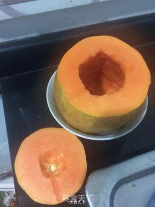 Papaya Coconut Milk Milk Jelly recipe