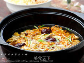 [cordyceps Chicken Soup Health Hot Pot] --- Nourishing Yin and Blood, Health Care recipe