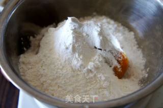 #trust之美#fried Pumpkin Pie with Mung Bean Paste recipe