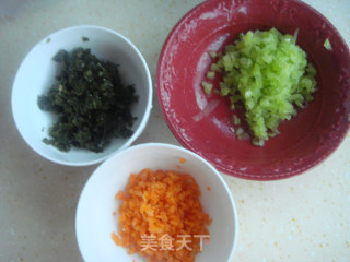 Tofu Carved Fish Color Vegetable Cup recipe