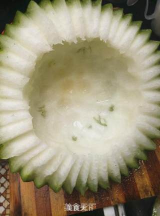 Seafood Winter Melon Cup recipe