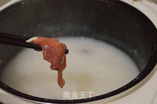 Congee with Preserved Egg and Lean Meat recipe