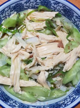 Stir-fried Yuba with Cucumber recipe