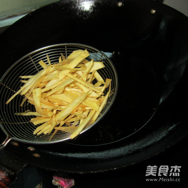 Fried Sweet Potato Shreds recipe