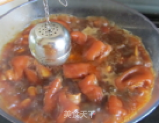 Kidney Bean Stewed Hoof Flower recipe