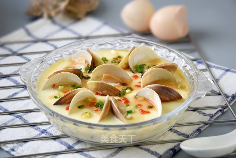 Steamed Egg with Clams recipe