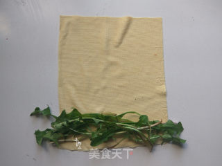 #春食野菜香#dandelion Vegetable Roll recipe