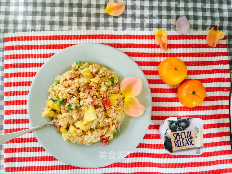 Pineapple Fried Rice with Teriyaki Sauce recipe