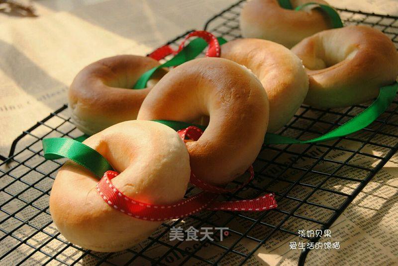#aca烤明星大赛#milk Fragrant Bagels recipe