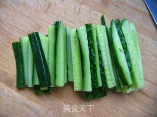 Cucumber Strips with Tahini Sauce recipe