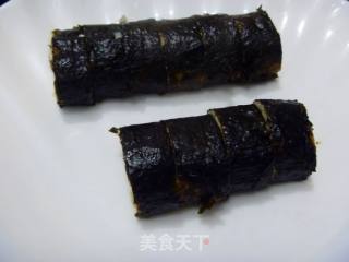 [winter Healthy Vegetables] Plum Blossoms Three Lanes---plum Blossoms and Seaweed Chicken Rolls recipe