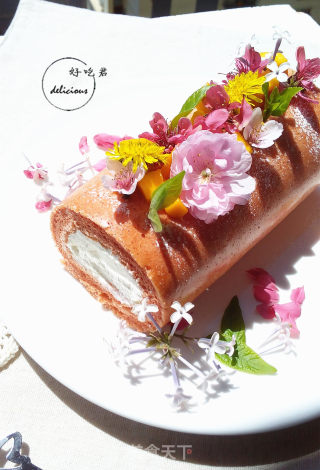 #四session Baking Contest and It's Love to Eat Festival#red Velvet Cream Cake Roll recipe