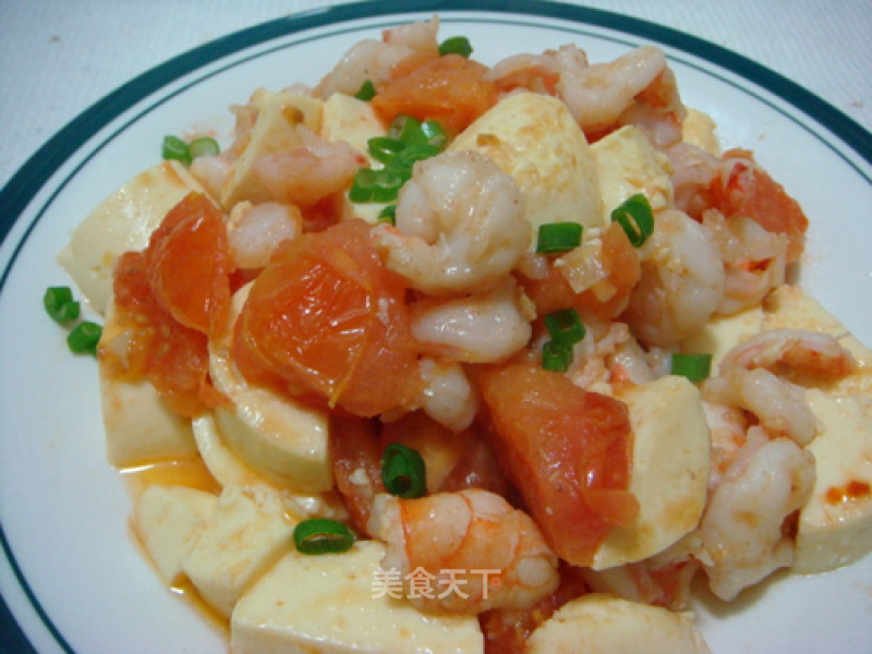 Fried Shrimp with Tofu recipe