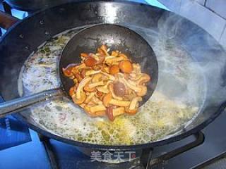 Mushroom Chicken Noodle Soup recipe