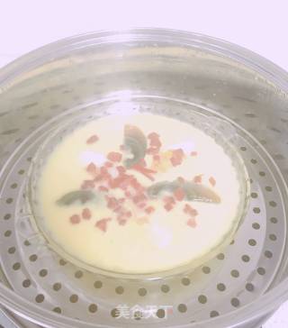 Three-color Steamed Egg recipe