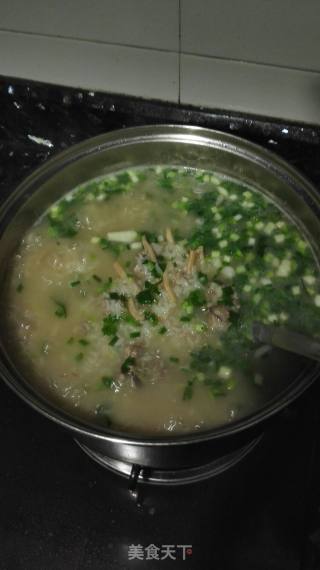 Squid Pork Ribs Congee recipe