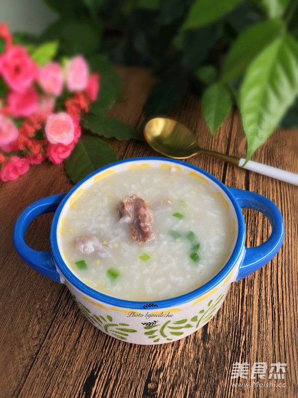 Taro Pork Ribs Congee recipe