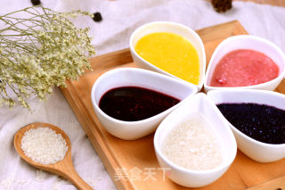 Five-color Fruity Glutinous Rice recipe