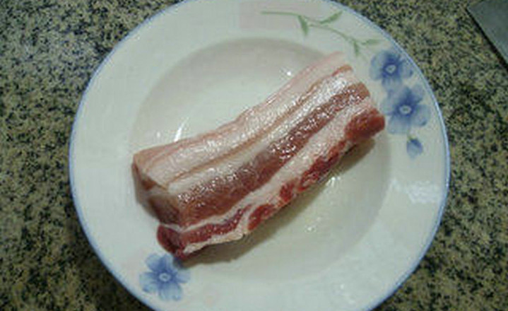 Steamed Pork Belly with Dried Radish recipe
