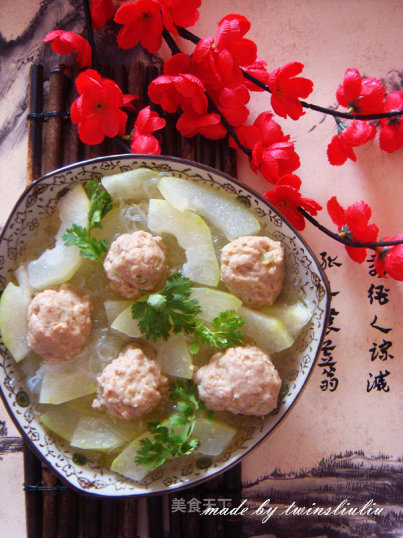 Winter Melon Meatball Soup recipe