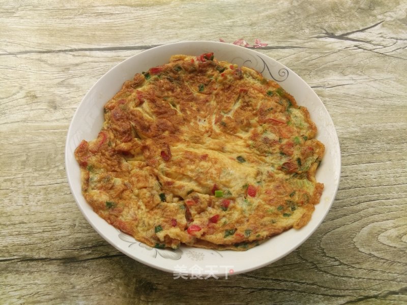 Red Pepper and Green Onion Stall Egg