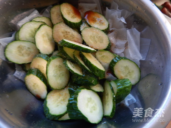 Cucumber Chilled Vermicelli recipe