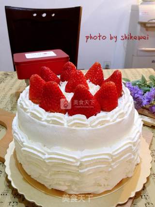 #aca烤明星大赛#strawberry Cream Cake recipe