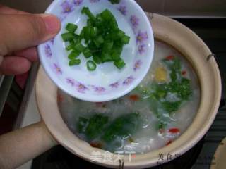 The Fragrance of The Baby's Food @@热呵呵的~~ Lettuce Ginger Porridge recipe