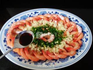 Steamed Shrimp with Garlic recipe