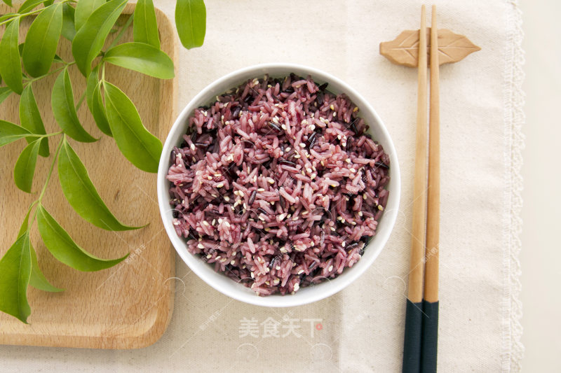 Healthy and Delicious Purple Rice Brown Rice recipe