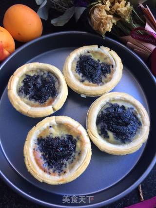 Easy Mulberry Egg Tart recipe