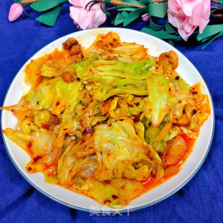 Spicy Shredded Cabbage recipe