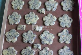 #aca烤明星大赛# Black Sesame Savoury Biscuits recipe