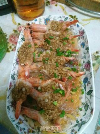 Steamed Shrimp with Garlic recipe