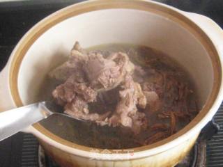 Dried Cowpeas Sausage Flying Duck Pot recipe